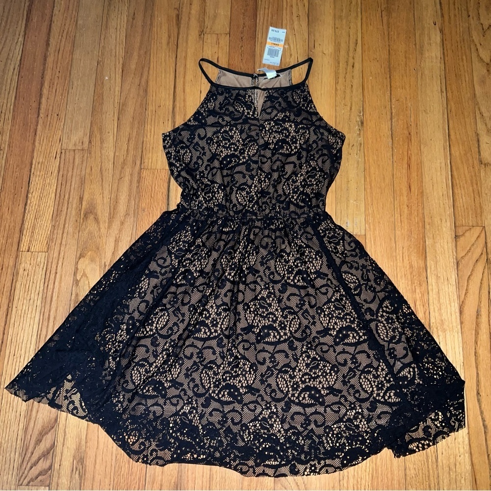 NWT bar iii lace circular dress